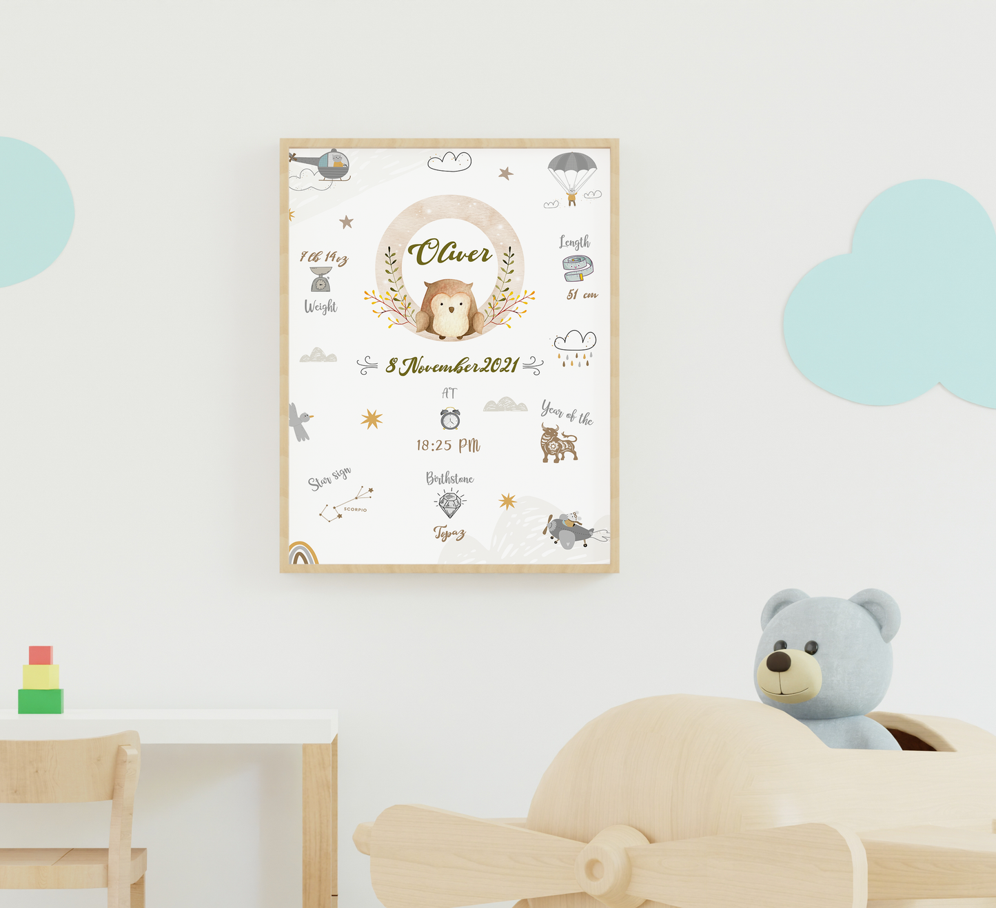 Personalised Baby Print