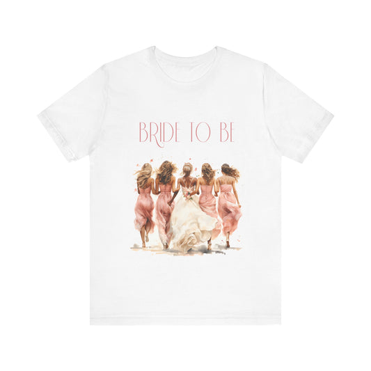 Copy of Bride to Be T-Shirt, Unisex Engagement Tee, Bridal Shower Gift, Wedding Party Shirt, Future Mrs. Apparel, Bachelorette Party Outfit