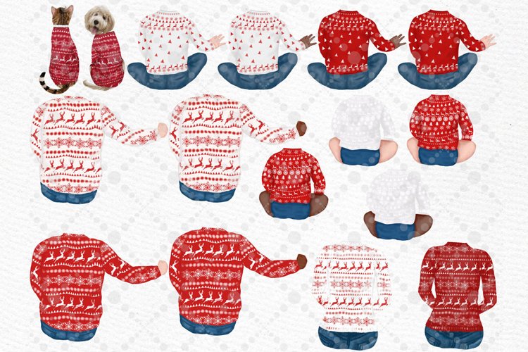 Personalised festive family frames