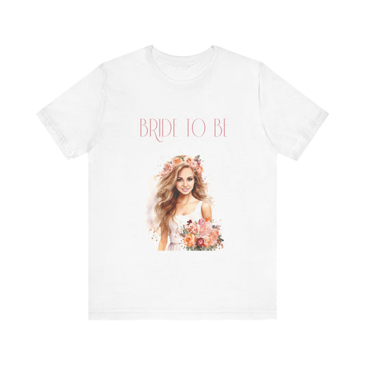 Bride to Be T-Shirt, Unisex Engagement Tee, Bridal Shower Gift, Wedding Party Shirt, Future Mrs. Apparel, Bachelorette Party Outfit