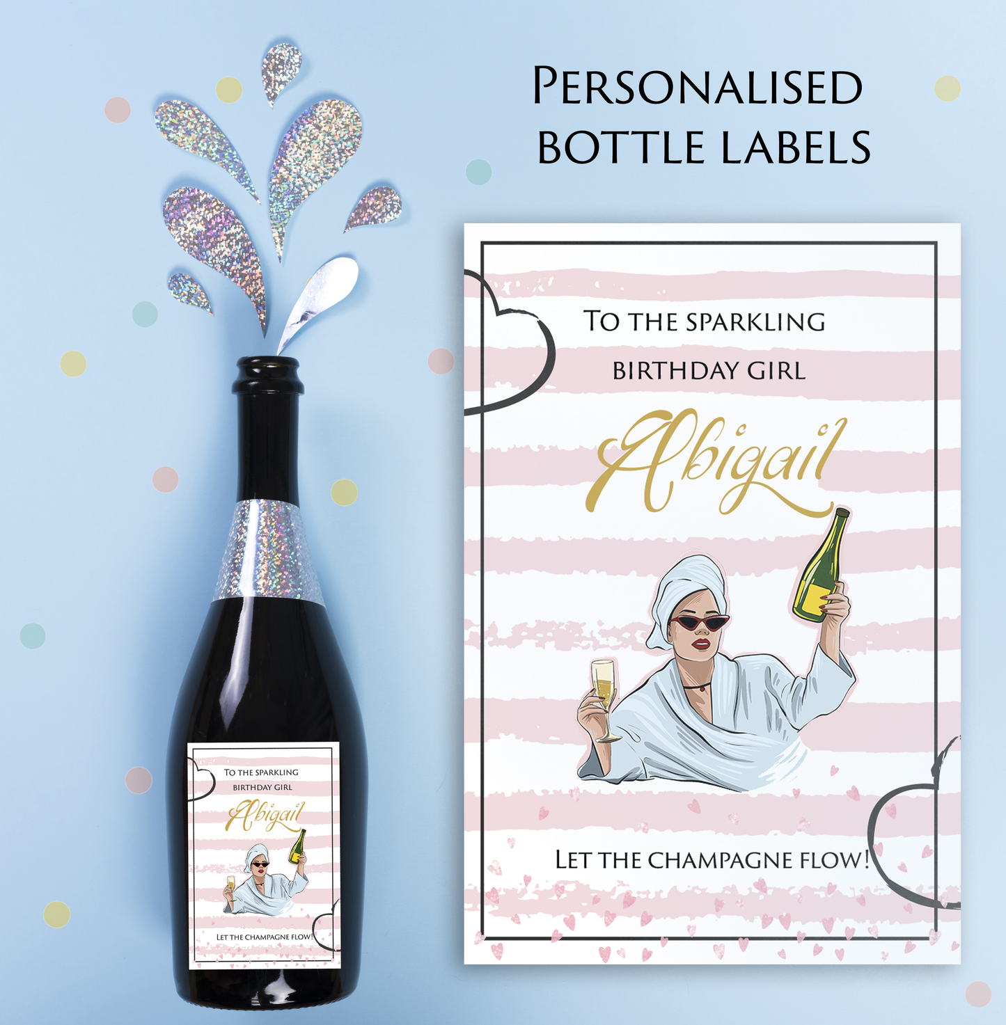 Personalised Bottle Labels