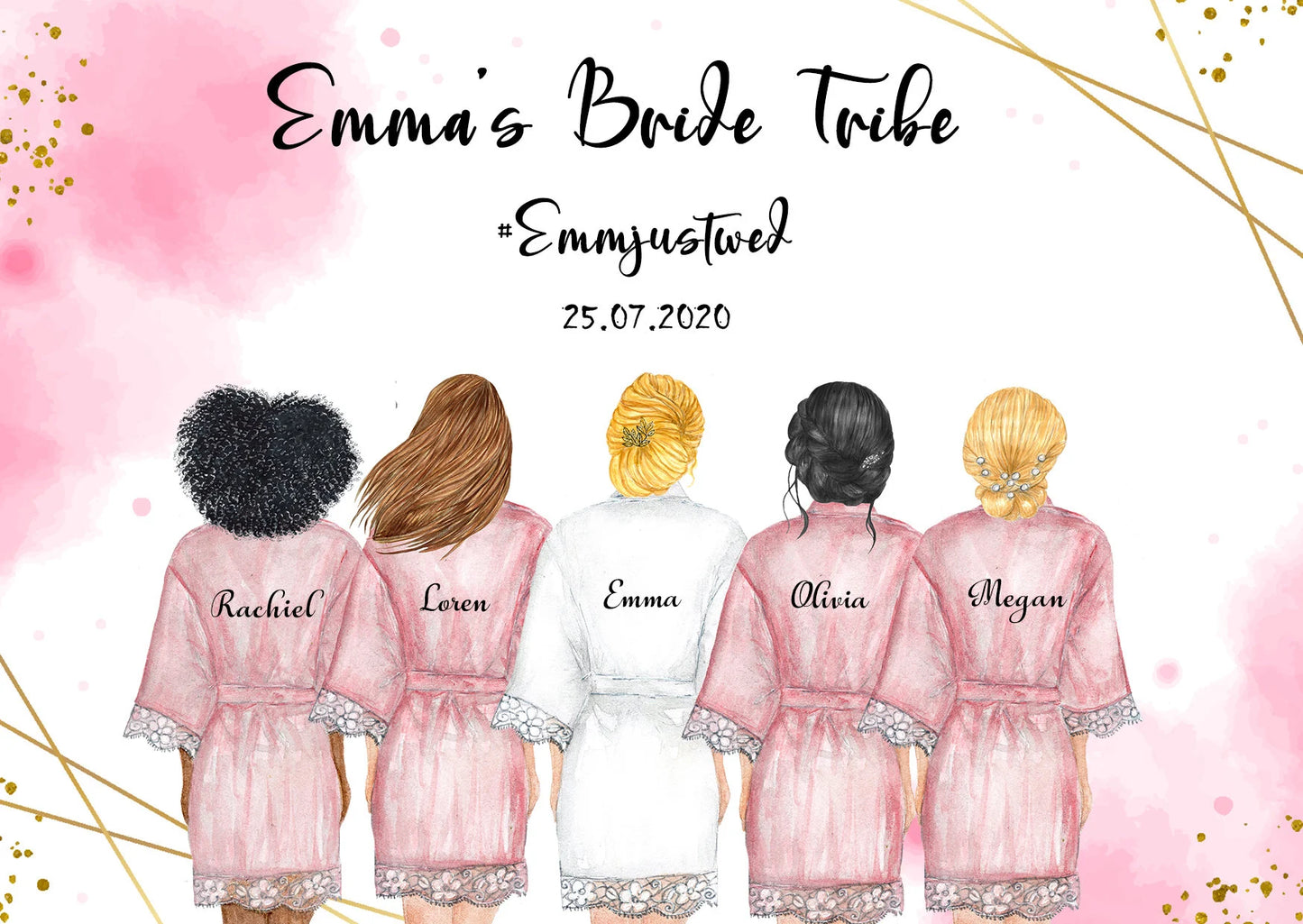 Personalised Bridesmaid cards