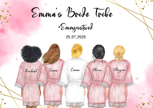 Personalised Bridesmaid cards