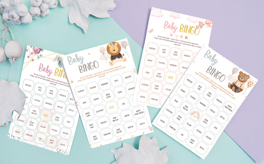 Baby Bingo Game Cards